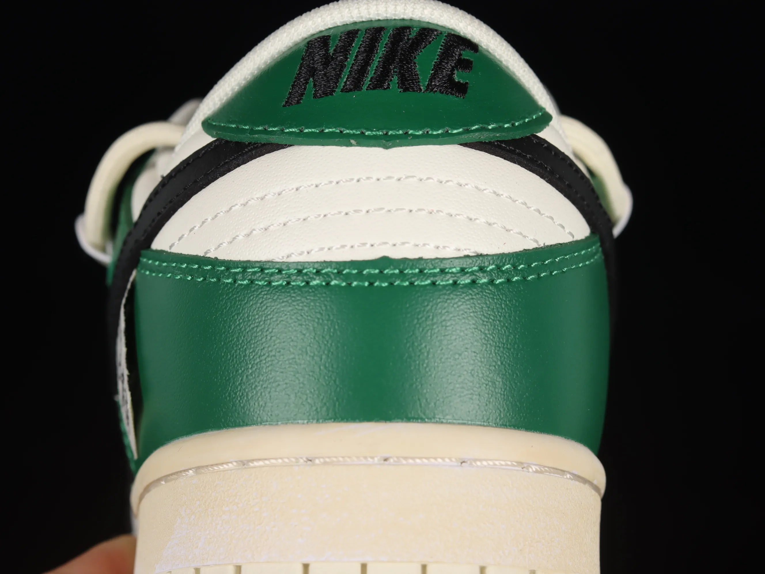 All categories Nk SB Dunk series Nk SB Dunk Low low-top sneakers Nk Dunk Low white green customized version of deconstructed strap casual sneakers DJ6188-100